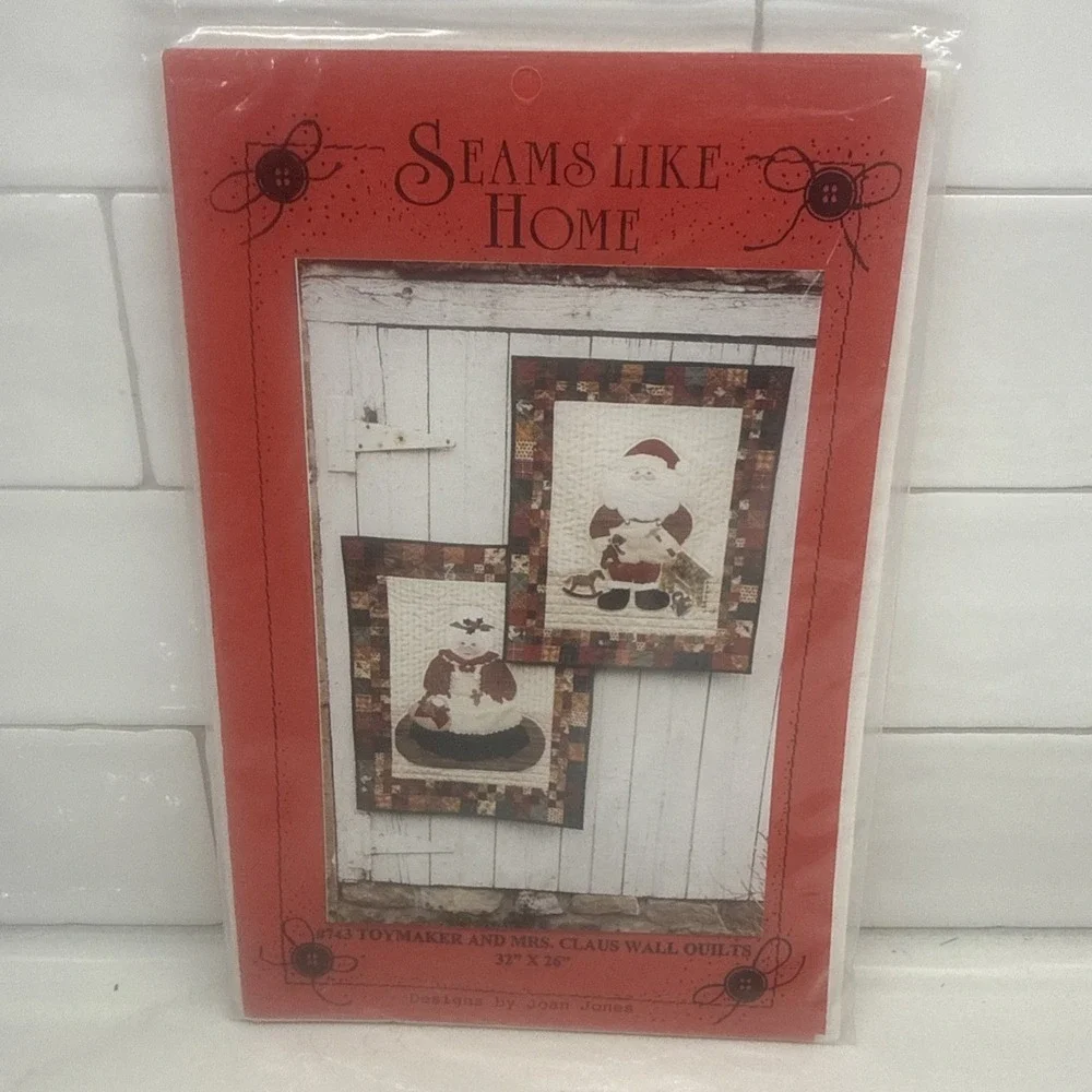NEW! Lot Of 7 Winter/Christmas Quilting/ Sewing Project Patterns - Fast Shipping